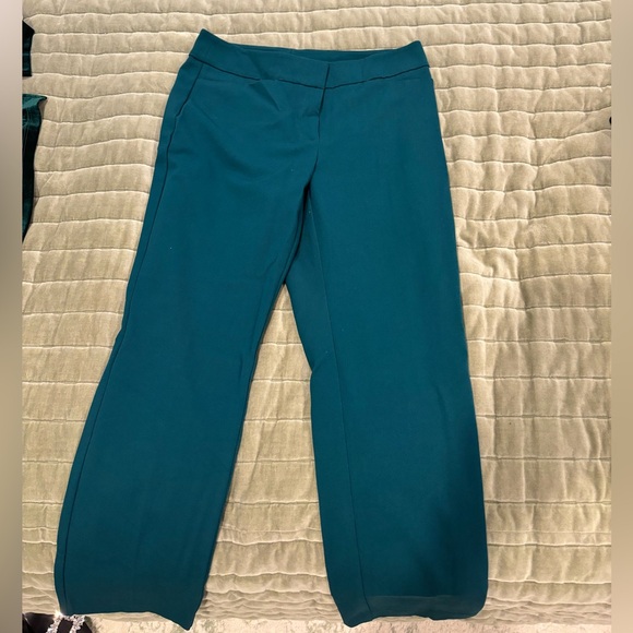 Ann Taylor Green Dress Pant - Picture 1 of 3